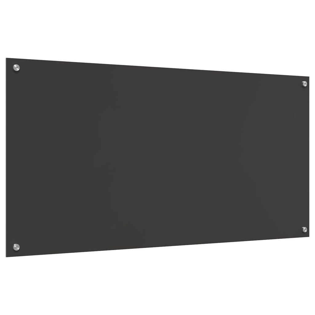vidaXL Πίνακας Κουζίνας Σκούρο γκρι 120x60x0,6 εκ. Σκληρυμένο Γυαλί