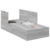 vidaXL Σκελετός Κρεβατιού Γκρι sonoma 100 x 200 cm Επεξεργασμένο ξύλο