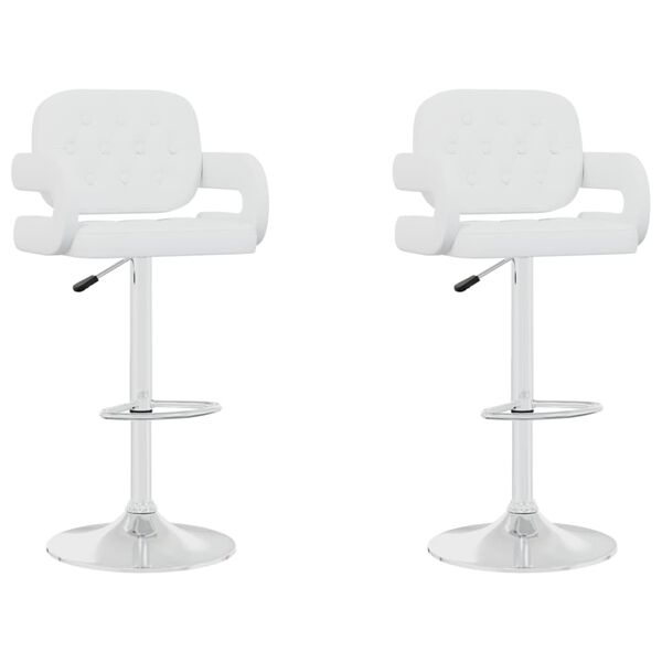 vidaXL &Sigma;&kappa;&alpha;&mu;&pi;ό &Mu;&pi;&alpha;&rho; 2 &tau;&epsilon;&mu;. &Lambda;&epsilon;&upsilon;&kappa;ά &alpha;&pi;ό &Sigma;&upsilon;&nu;&theta;&epsilon;&tau;&iota;&kappa;ό &Delta;έ&rho;&mu;&alpha;