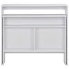 vidaXL Τραπέζι Μπαρ με 2 Επιφάνειες Λευκό 130 x 40 x 120 εκ.