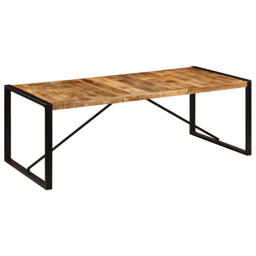 vidaXL Τραπεζαρία 220 x 100 x 75 εκ. από Μασίφ Ξύλο Μάνγκο