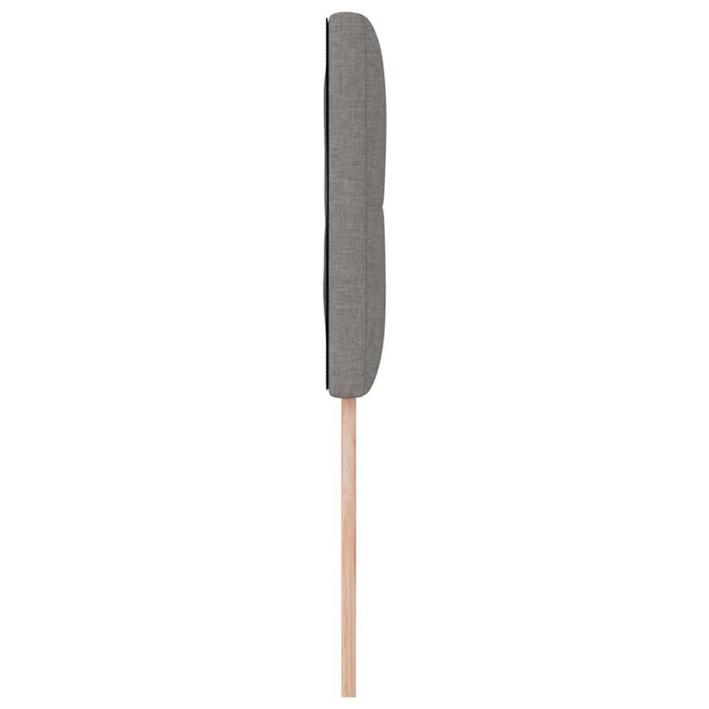 vidaXL Κεφαλάρι Ρυθμιζόμενο Ύψος με κεφαλάρι Taupe 80 cm ύφασμα
