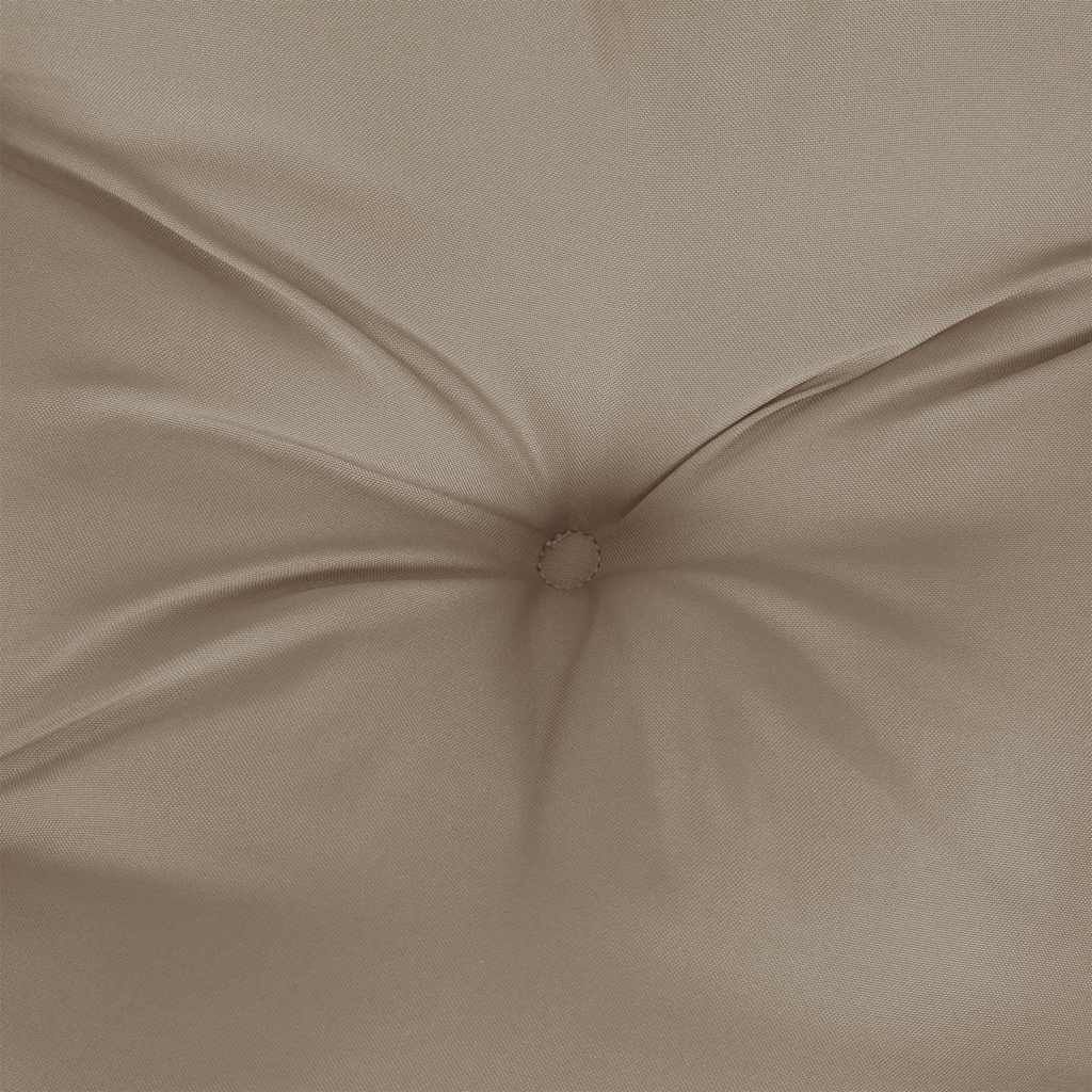 vidaXL Μαξιλάρι Πάγκου Κήπου Taupe 180x(50+50)x7 εκ. Ύφασμα Oxford