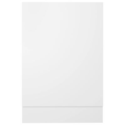 vidaXL Πρόσοψη Πλυντηρίου Πιάτων Λευκή 45 x 3 x 67 εκ. από Μοριοσανίδα