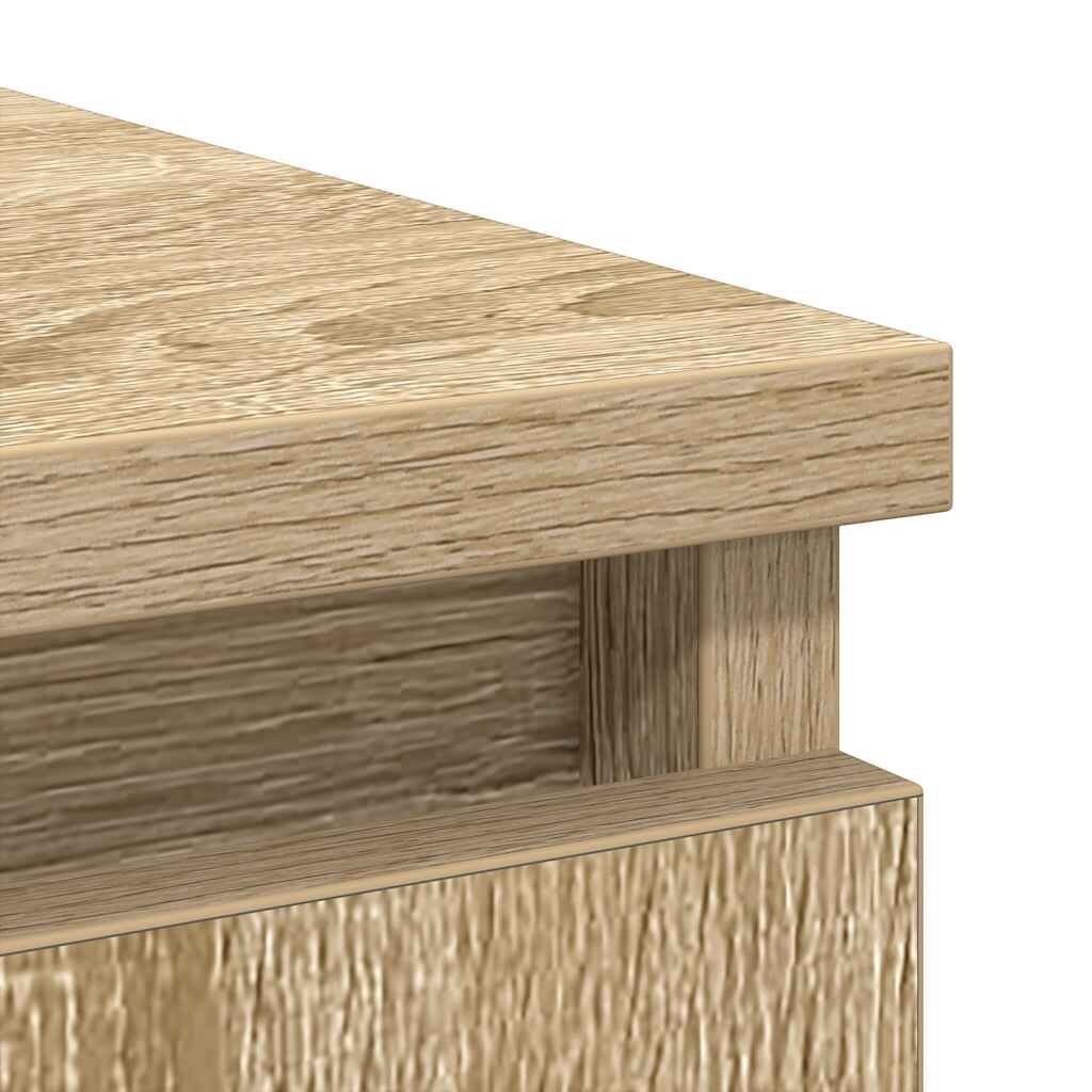 vidaXL Συρταριέρα με Συρτάρια Sonoma Δρυς 71x35x84 εκ. από Επεξ. Ξύλο