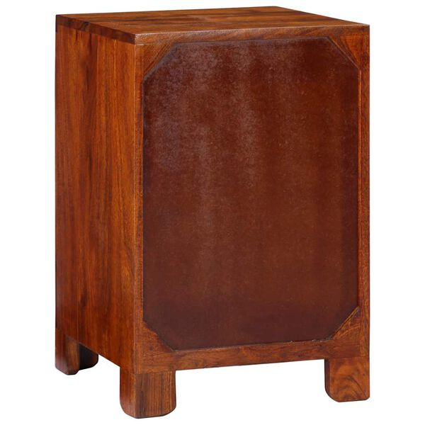 vidaXL Κομοδίνο 40x40x60 cm από μασίφ ξύλο ακακίας
