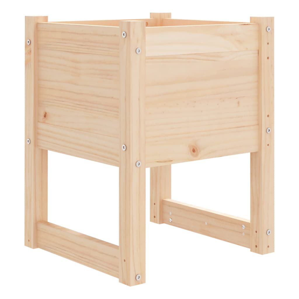 vidaXL Ζαρντινιέρες 2 τεμ. 40 x 40 x 52,5 εκ. από Μασίφ Ξύλο Πεύκου