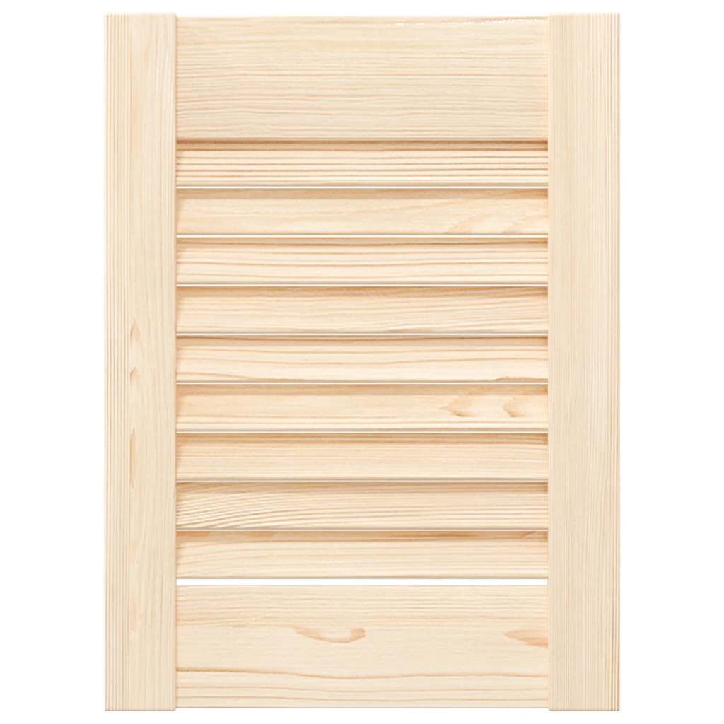 vidaXL Πόρτες ντουλαπιών Louvred Design 2 τεμάχια 39,5x29,5 cm