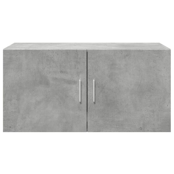 vidaXL Ντουλάπι Τοίχου Γκρι Σκυρ. 80x42,5x40 εκ. Επεξεργασμένο Ξύλο
