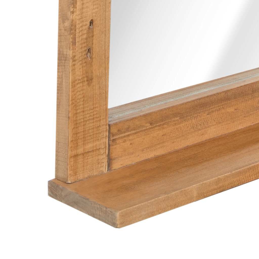vidaXL Καθρέφτης Μπάνιου 70 x 12 x 79 εκ. από Μασίφ Ξύλο Πεύκου