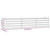 vidaXL Ζαρντινιέρα Σκουριασμένο 240x40x45 εκ. Ατσάλι Σκληρυθέν Αέρα