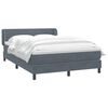 vidaXL Box Spring &Kappa;&rho;&epsilon;&beta;ά&tau;&iota; &mu;&epsilon; &sigma;&tau;&rho;ώ&mu;&alpha; &Sigma;&kappa;&omicron;ύ&rho;&omicron; &gamma;&kappa;&rho;&iota; 140x220 cm &Beta;&epsilon;&lambda;&omicron;ύ&delta;&iota;&nu;&omicron;