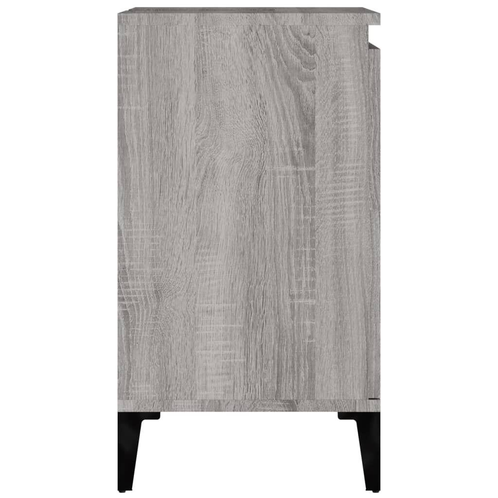 vidaXL Ντουλάπι Νιπτήρα Grey Sonoma 58 x 33 x 60 εκ. Επεξεργ. Ξύλο