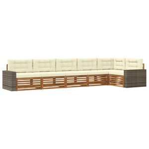vidaXL &Sigma;&epsilon;&iota;&rho;ά &Kappa;&alpha;&nu;&alpha;&pi;έ &Epsilon;&xi;&omega;&tau;&epsilon;&rho;&iota;&kappa;&omicron;ύ 6 pcs &Phi;&upsilon;&sigma;&iota;&kappa;ό &kappa;&alpha;&iota; &Kappa;&rho;έ&mu;&alpha;