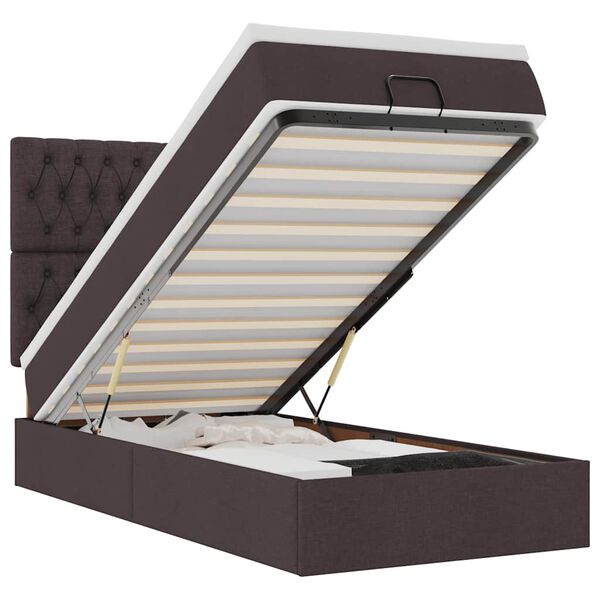 vidaXL &Omicron;&theta;&omega;&mu;&alpha;&nu;&iota;&kappa;ό &kappa;&rho;&epsilon;&beta;ά&tau;&iota; &mu;&epsilon; &sigma;&tau;&rho;ώ&mu;&alpha; &sigma;&kappa;&omicron;ύ&rho;&omicron; &kappa;&alpha;&phi;έ 90x190cm ύ&phi;&alpha;&sigma;&mu;&alpha;