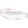 vidaXL Σκελετός Κρεβατιού Χωρίς Στρώμα Taupe 140x190 εκ. Υφασμάτινο