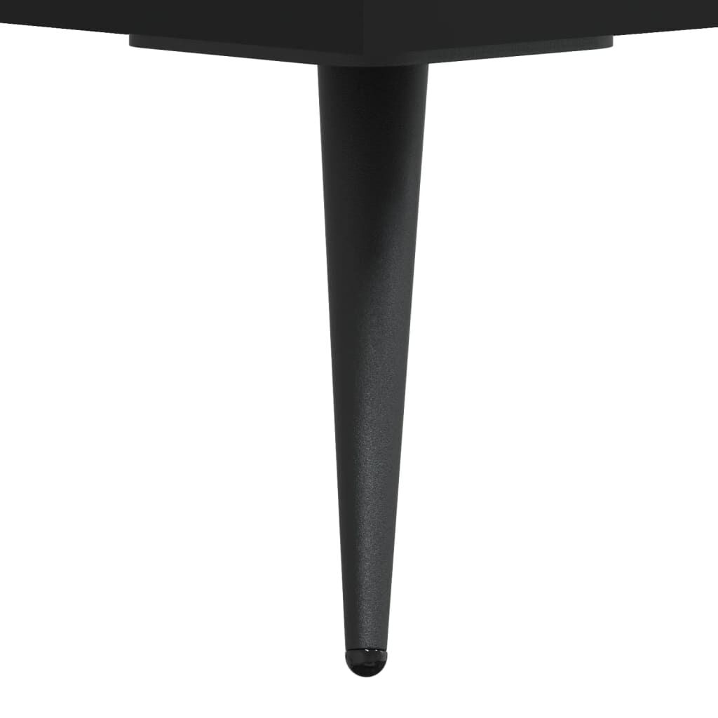 vidaXL Έπιπλο Τηλεόρασης Μαύρο 150x30x44,5 εκ. Επεξεργασμένο Ξύλο