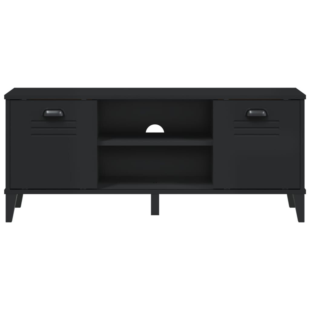 vidaXL Παπουτσοθήκη VIKEN Μαύρη 106x35x45 εκ. από Επεξεργασμένο Ξύλο