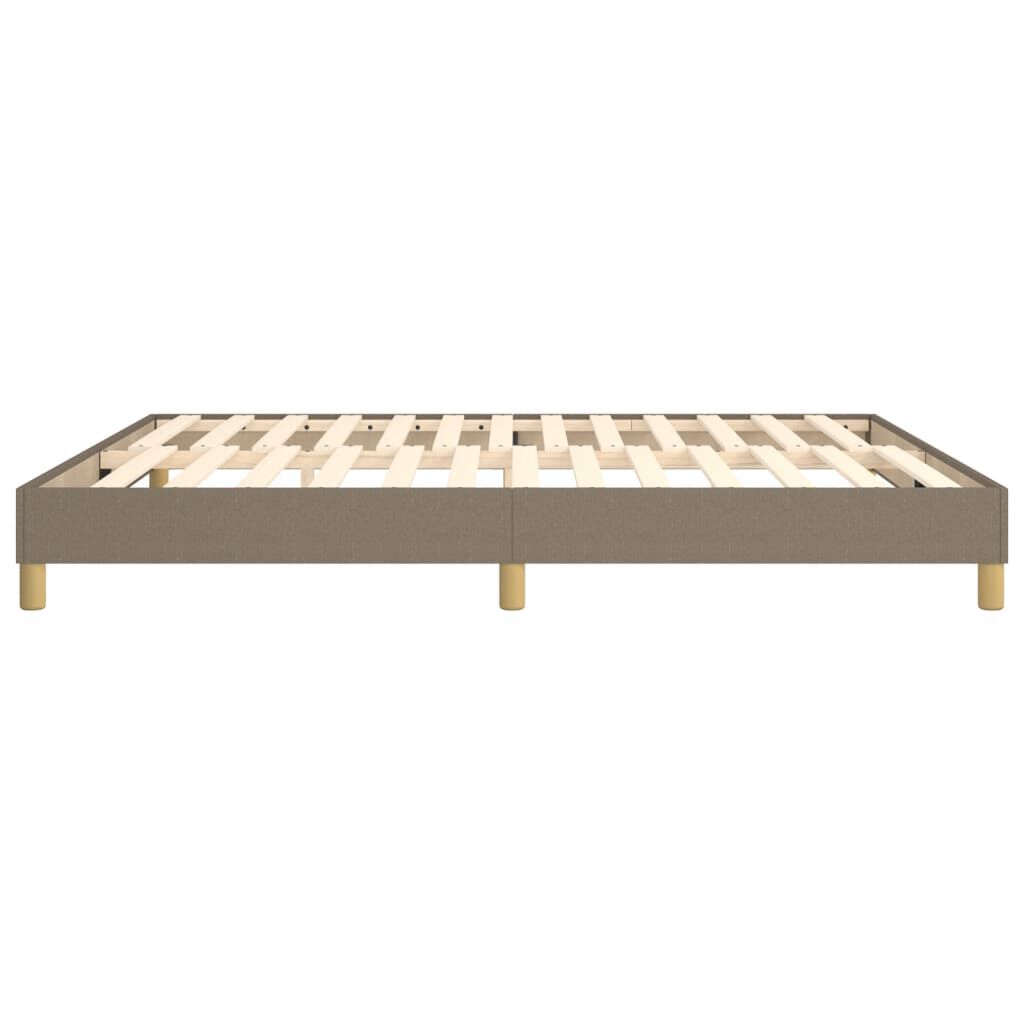 vidaXL Σκελετός Κρεβατιού Χωρίς Στρώμα Taupe 180x200 εκ. Υφασμάτινο