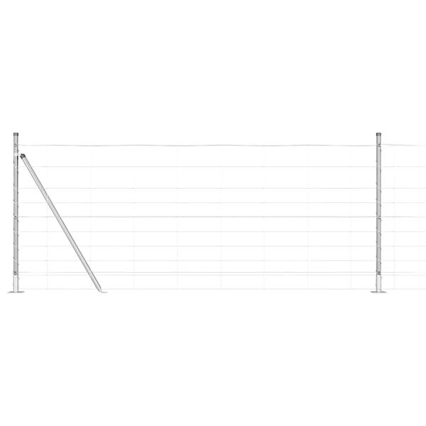 vidaXL &Sigma;&tau;ύ&lambda;&omicron;&sigmaf; &Pi;&epsilon;&rho;&iota;&phi;&rho;ά&xi;&epsilon;&omega;&nu; &Gamma;&alpha;&lambda;&beta;&alpha;&nu;&iota;&sigma;&mu;έ&nu;&omicron; 50 x 1 m &Alpha;&tau;&sigma;ά&lambda;&iota;