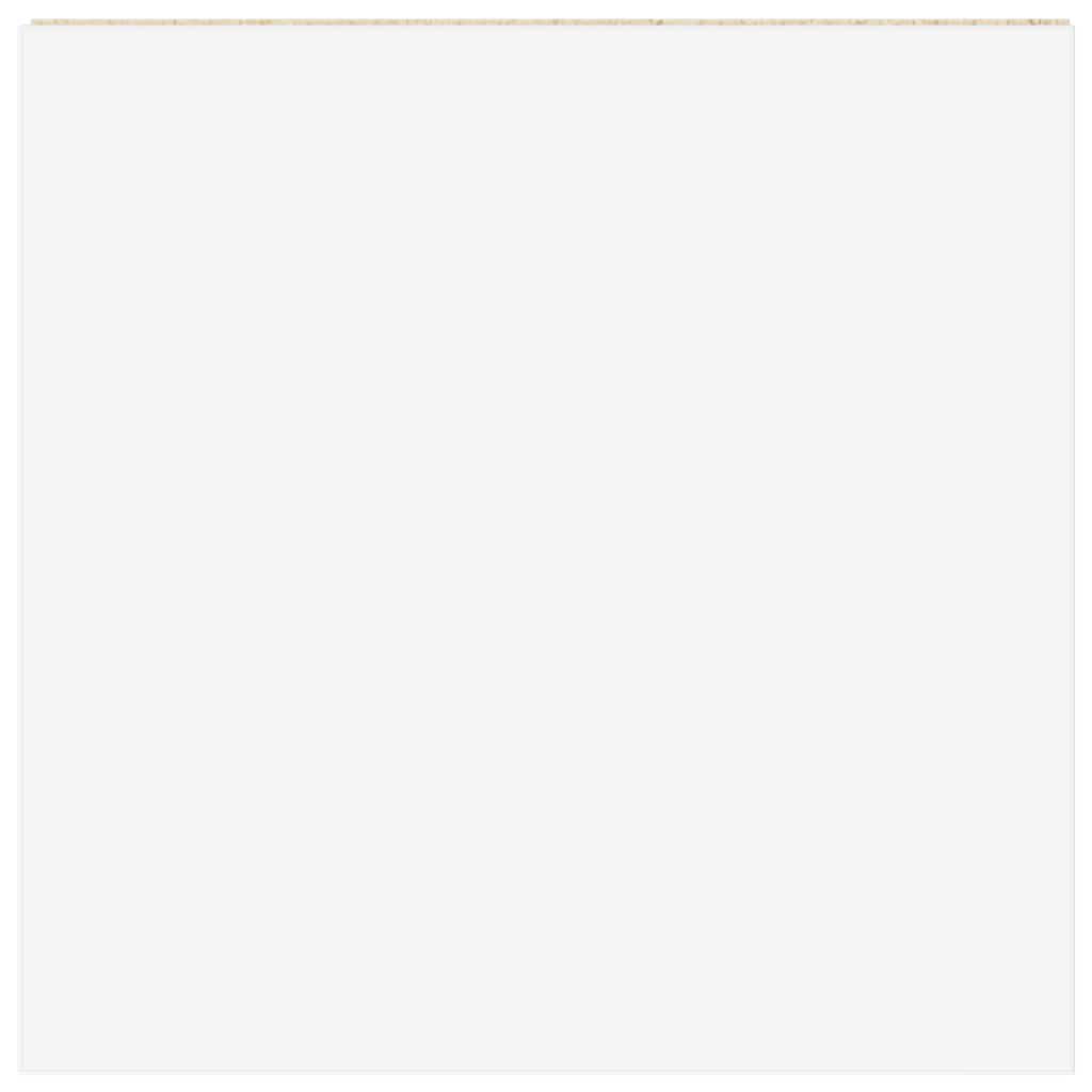vidaXL Στήλη Μπάνιου Λευκή 30 x 30 x 183,5 εκ. από Επεξεργασμένο Ξύλο