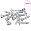 vidaXL &Xi;&upsilon;&lambda;&omicron;&beta;ί&delta;&epsilon;&sigmaf; 12 pcs &Alpha;&sigma;&eta;&mu;ί M3,5 x 20 mm &Alpha;&tau;&sigma;ά&lambda;&iota;