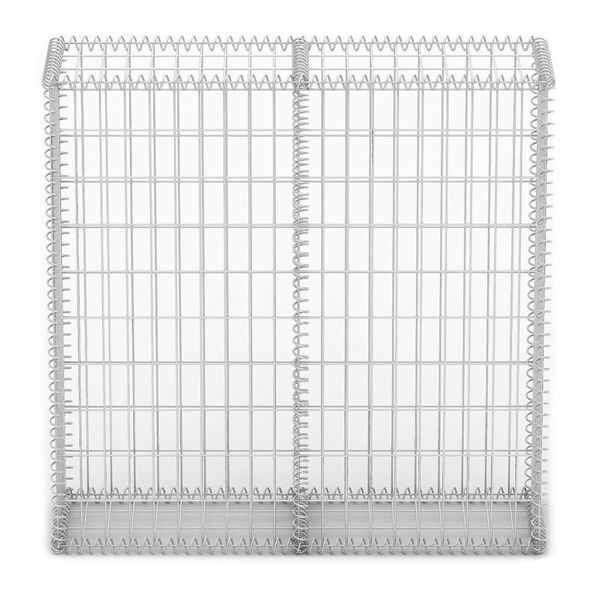 vidaXL Συρματοκιβώτιο 100 x 100 x 30 εκ. Γαλβανισμένο Σύρμα με Καπάκια