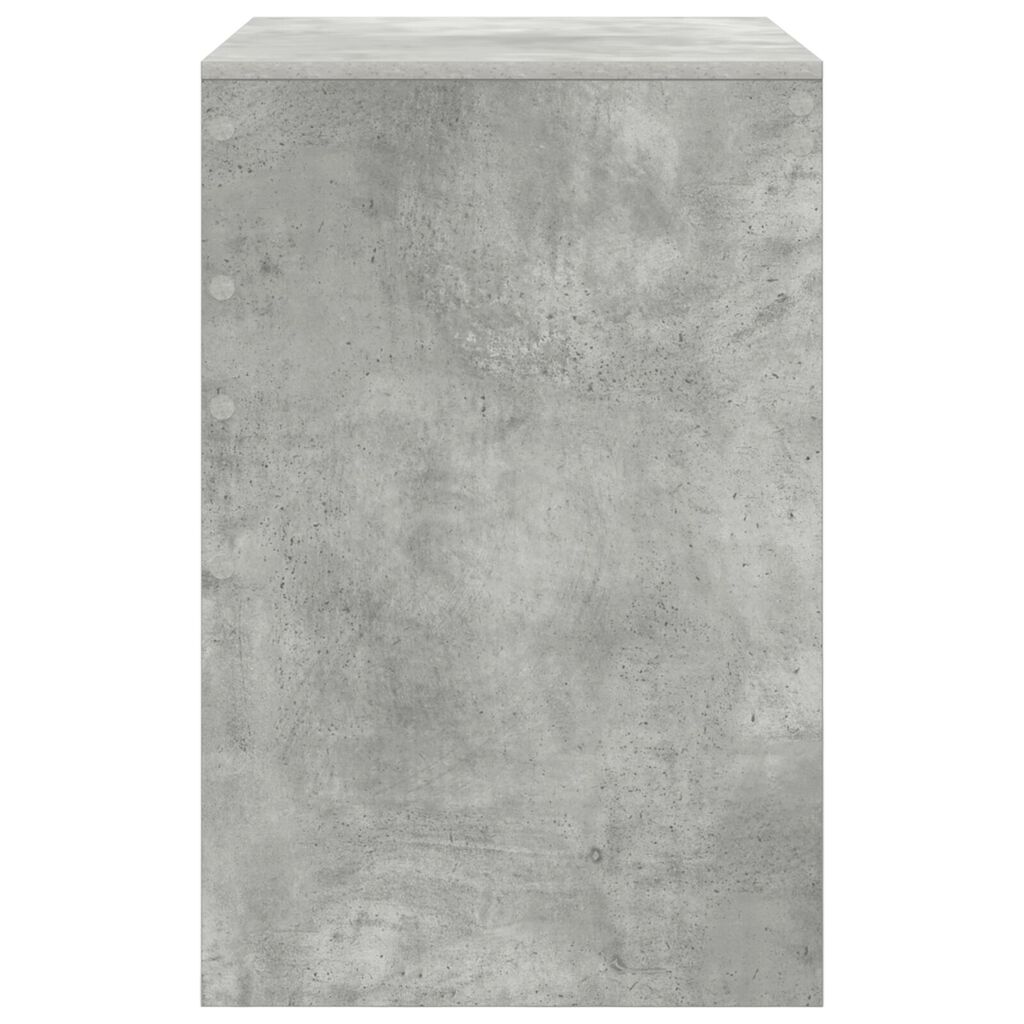 vidaXL Γραφείο Γραφής Γκρι τσιμέντου MDF 70 x 50 x 76 εκ. Απλό