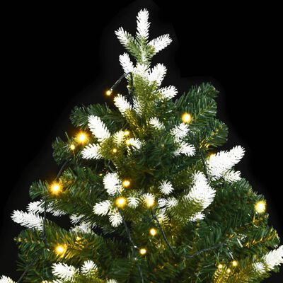 vidaXL Χριστουγεν. Δέντρο Τεχνητό Αρθρωτό με 300 LED και Χιόνι 180 εκ.