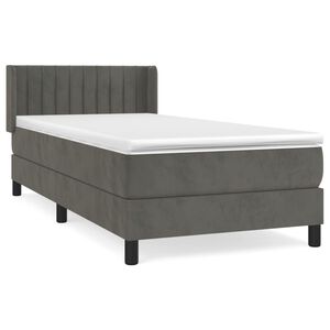 vidaXL &Kappa;&rho;&epsilon;&beta;ά&tau;&iota; Boxspring &mu;&epsilon; &Sigma;&tau;&rho;ώ&mu;&alpha; &Sigma;&kappa;&omicron;ύ&rho;&omicron; &Gamma;&kappa;&rho;&iota; 80x200 &epsilon;&kappa;. &Beta;&epsilon;&lambda;&omicron;ύ&delta;&iota;&nu;&omicron;