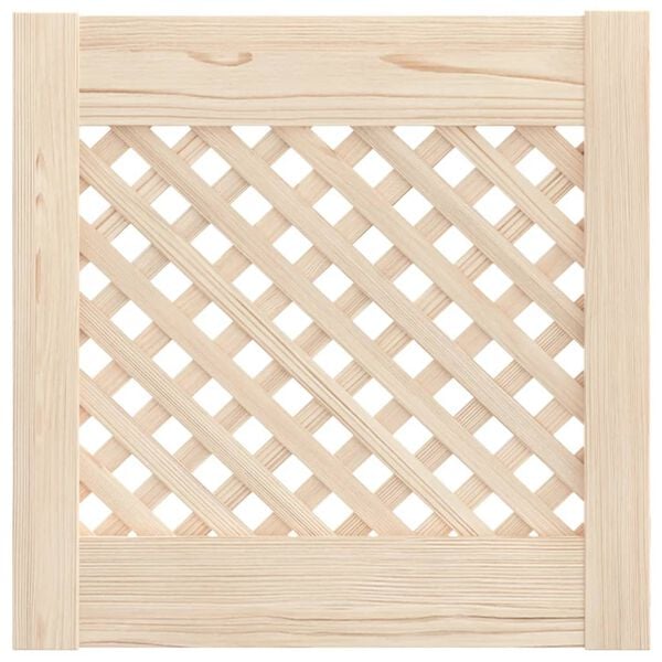 vidaXL Πορτάκια με Πλέγμα 2 Τεμ. 39,5x39,5 εκ. από Μασίφ Ξύλο Πεύκου