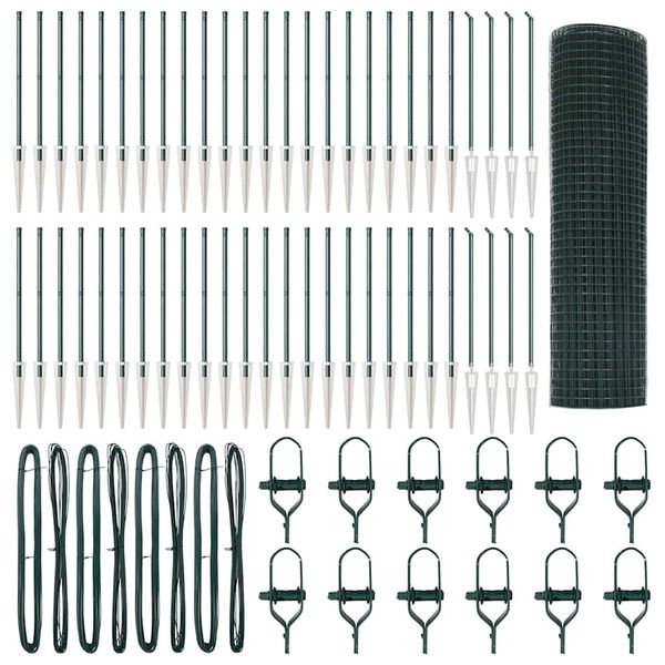 vidaXL &Sigma;&tau;ύ&lambda;&omicron;&sigmaf; &Pi;&epsilon;&rho;&iota;&phi;&rho;ά&xi;&epsilon;&omega;&nu; &Pi;&rho;ά&sigma;&iota;&nu;&omicron; 100 x 0,6 &mu; (19 x 19 mm &pi;&lambda;έ&gamma;&mu;&alpha;)