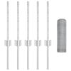 vidaXL Τείχος και Πόστ Ασημί 0,4 x 10 μ Ατσάλι