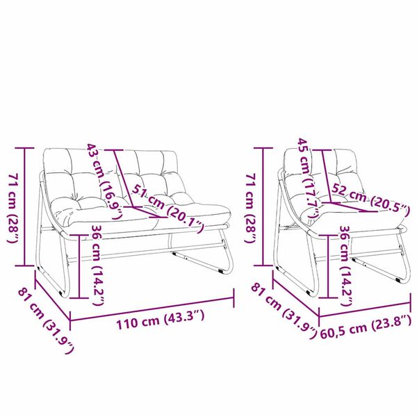 vidaXL Σέτ φαγητού για κήπο 5 pcs Μαύρο Ατσάλι