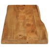 vidaXL Επιφάνεια Τραπεζιού 110x40x3,8 εκ. Live Edge Μασίφ Ξύλο Μάνγκο