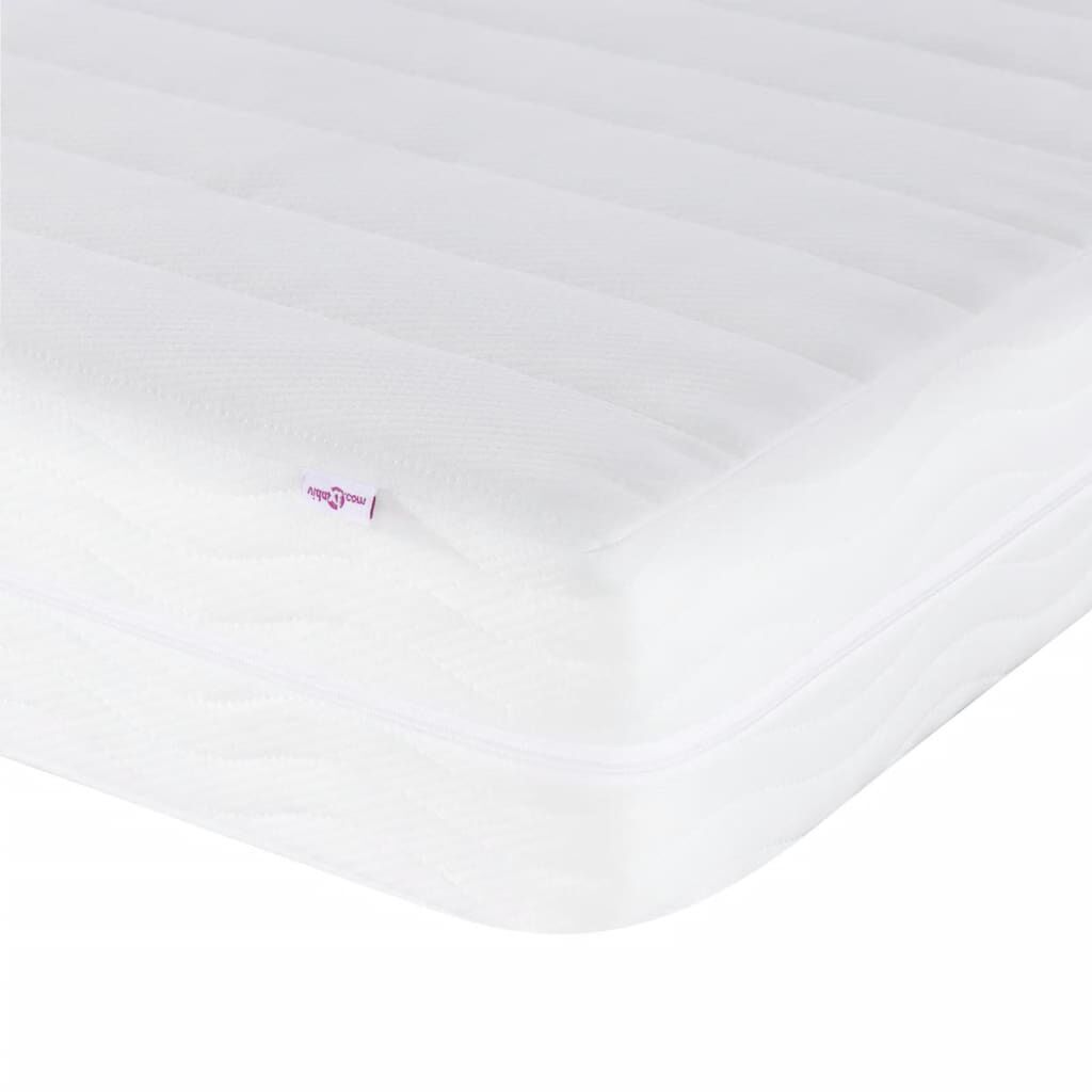 vidaXL Κρεβάτι με Στρώμα Μπλε 120x200 εκ. Βελούδινο