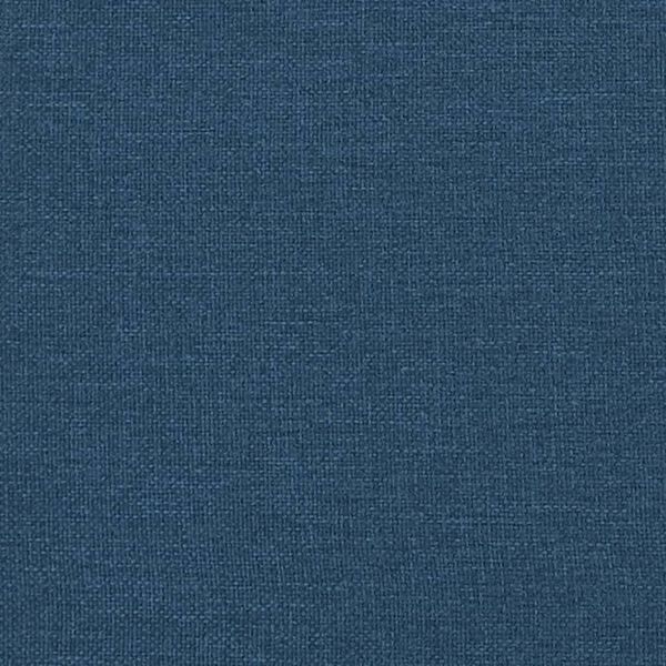 vidaXL Κρεβάτι με Στρώμα Μπλε 120x200 εκ. Υφασμάτινο
