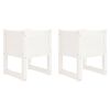 vidaXL &Zeta;&alpha;&rho;&nu;&tau;&iota;&nu;&iota;έ&rho;&epsilon;&sigmaf; 2 &tau;&epsilon;&mu;. &Lambda;&epsilon;&upsilon;&kappa;έ&sigmaf; 40x40x52,5 &epsilon;&kappa;. &alpha;&pi;ό &Mu;&alpha;&sigma;ί&phi; &Xi;ύ&lambda;&omicron; &Pi;&epsilon;ύ&kappa;&omicron;&upsilon;