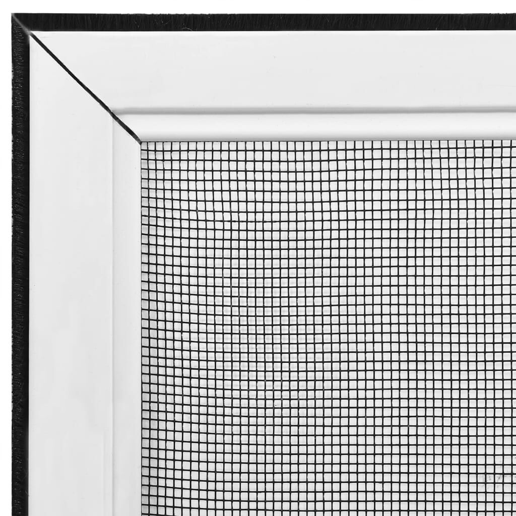 vidaXL Σήτα Παραθύρου Επεκτεινόμενη Λευκή (100-193) x 75 εκ.