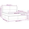 vidaXL &Kappa;&rho;&epsilon;&beta;ά&tau;&iota; Boxspring &mu;&epsilon; &Sigma;&tau;&rho;ώ&mu;&alpha; &Mu;&alpha;ύ&rho;&omicron; 180x200 &epsilon;&kappa;. &Upsilon;&phi;&alpha;&sigma;&mu;ά&tau;&iota;&nu;&omicron;