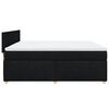 vidaXL &Kappa;&rho;&epsilon;&beta;ά&tau;&iota; Boxspring &mu;&epsilon; &Sigma;&tau;&rho;ώ&mu;&alpha; &Mu;&alpha;ύ&rho;&omicron; 180x200 &epsilon;&kappa;. &Upsilon;&phi;&alpha;&sigma;&mu;ά&tau;&iota;&nu;&omicron;