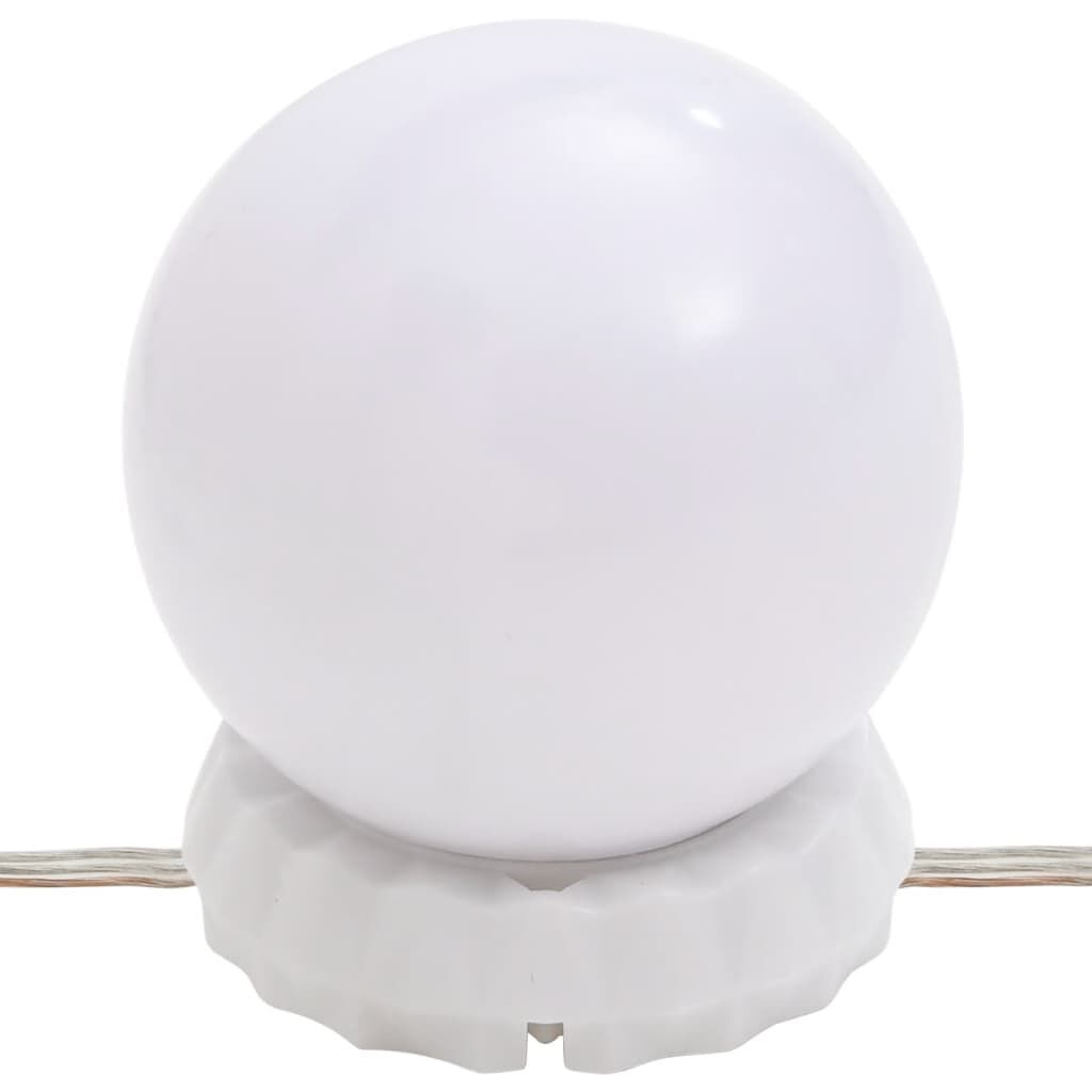 vidaXL Μπουντουάρ με LED Καπνιστή Δρυς 80x41x144,5 εκ.