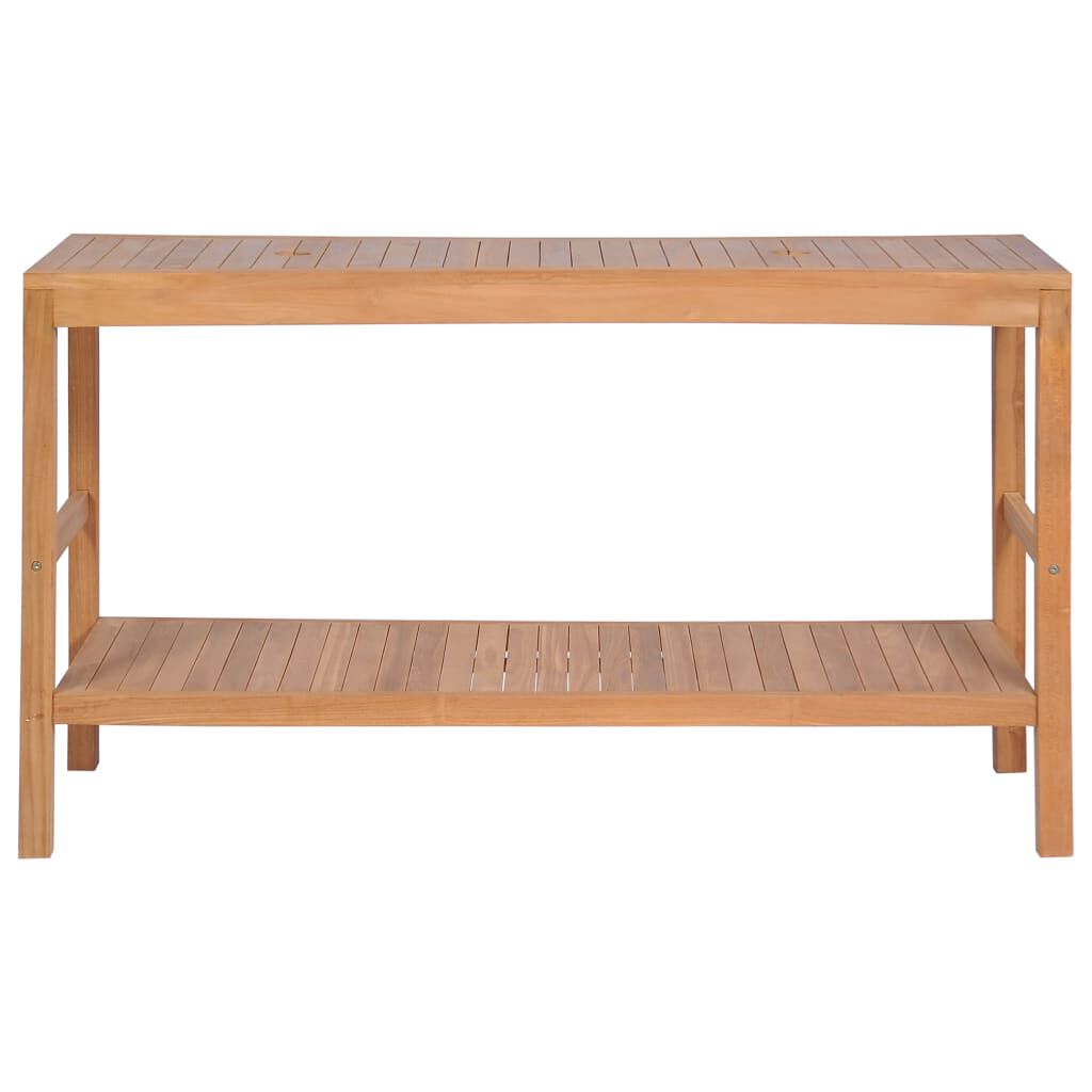 vidaXL Έπιπλο Μπάνιου 132 x 45 x 75 εκ. από Μασίφ Ξύλο Teak