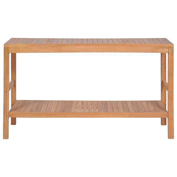 vidaXL Έπιπλο Μπάνιου 132 x 45 x 75 εκ. από Μασίφ Ξύλο Teak