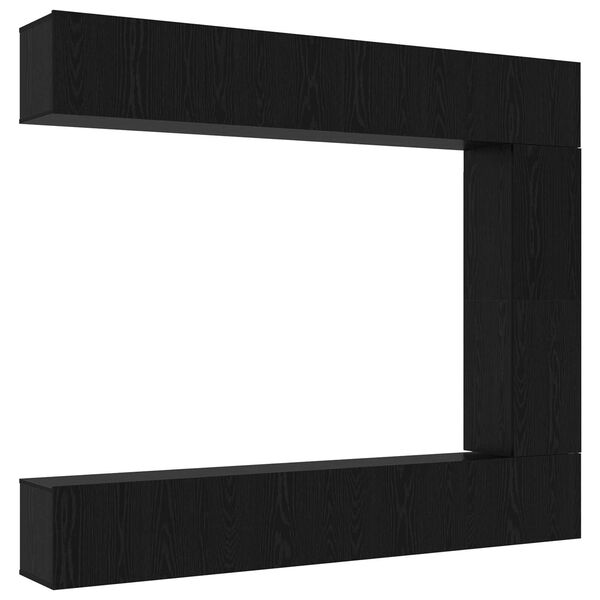 vidaXL Σετ επίπλου τηλεόρασης 5 pcs Μαύρη δρυς 100 x 30 x 30 cm