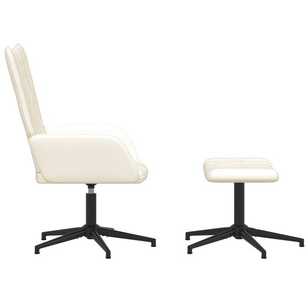 vidaXL &Pi;&omicron;&lambda;&upsilon;&theta;&rho;ό&nu;&alpha; Relax &Lambda;&epsilon;&upsilon;&kappa;ό &Kappa;&rho;&epsilon;&mu; &Beta;&epsilon;&lambda;&omicron;ύ&delta;&iota;&nu;&eta; &mu;&epsilon; &Sigma;&kappa;&alpha;&mu;&pi;ό