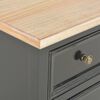 vidaXL Κομοδίνο Μαύρο 35 x 30 x 49 εκ. από MDF