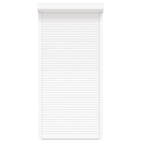 vidaXL Παντζούρι Ρολό Λευκό 100 x 210 εκ. από Αλουμίνιο