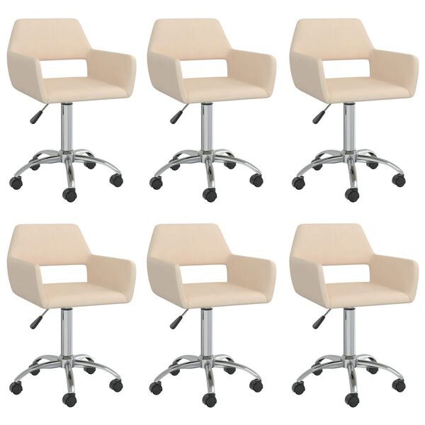 vidaXL &Kappa;&alpha;&rho;έ&kappa;&lambda;&epsilon;&sigmaf; &Tau;&rho;&alpha;&pi;&epsilon;&zeta;&alpha;&rho;ί&alpha;&sigmaf; &Pi;&epsilon;&rho;&iota;&sigma;&tau;&rho;&epsilon;&phi;ό&mu;&epsilon;&nu;&epsilon;&sigmaf; 6 &tau;&epsilon;&mu;. &Kappa;&rho;&epsilon;&mu; &Upsilon;&phi;&alpha;&sigma;&mu;ά&tau;&iota;&nu;&epsilon;&sigmaf;