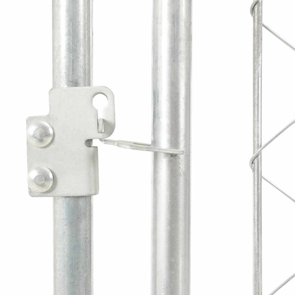 vidaXL Κλουβί Σκύλου Εξωτερικού Χώρου 200 x 100 x 125 εκ. με Στέγαστρο
